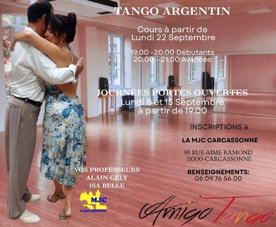 Tango Argentin : Journées Portes Ouvertes