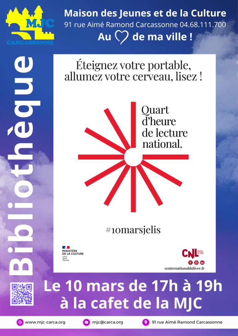 Quart d&rsquo;heure de lecture