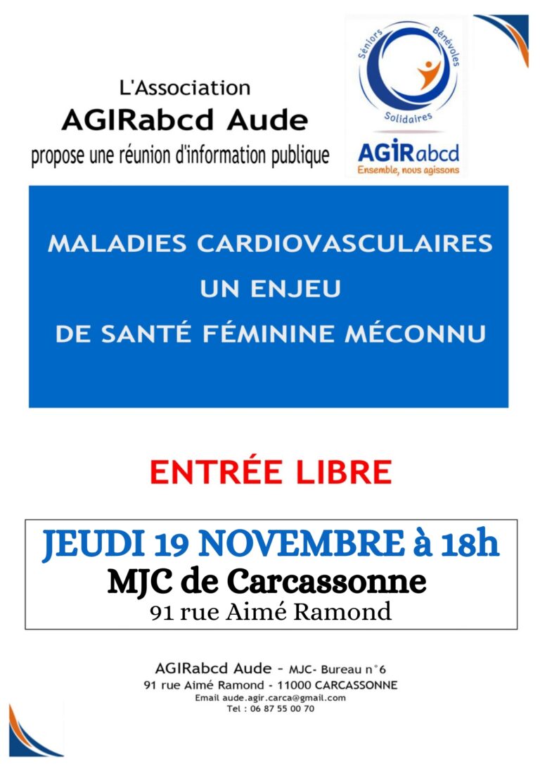Maladies Cardiovasculaires – 19 Novembre